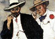 Jozsef Rippl-Ronai Lajos and odon painting